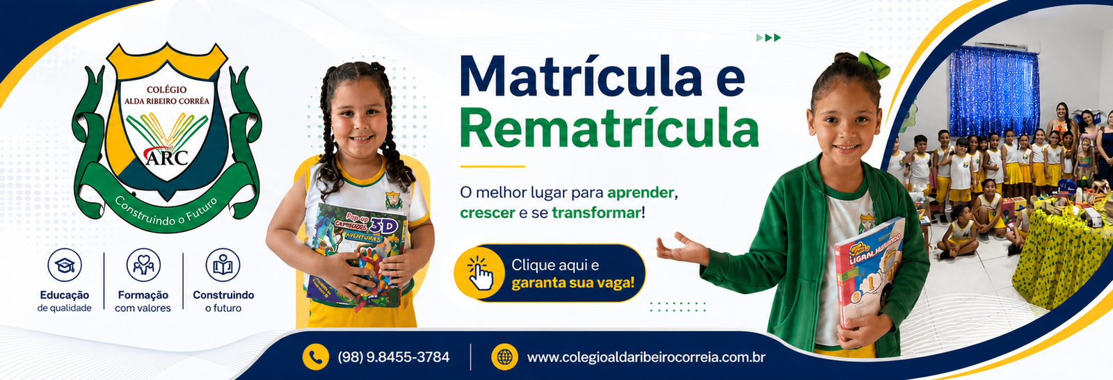 Banner Colégio Alda Ribeiro Corrêa